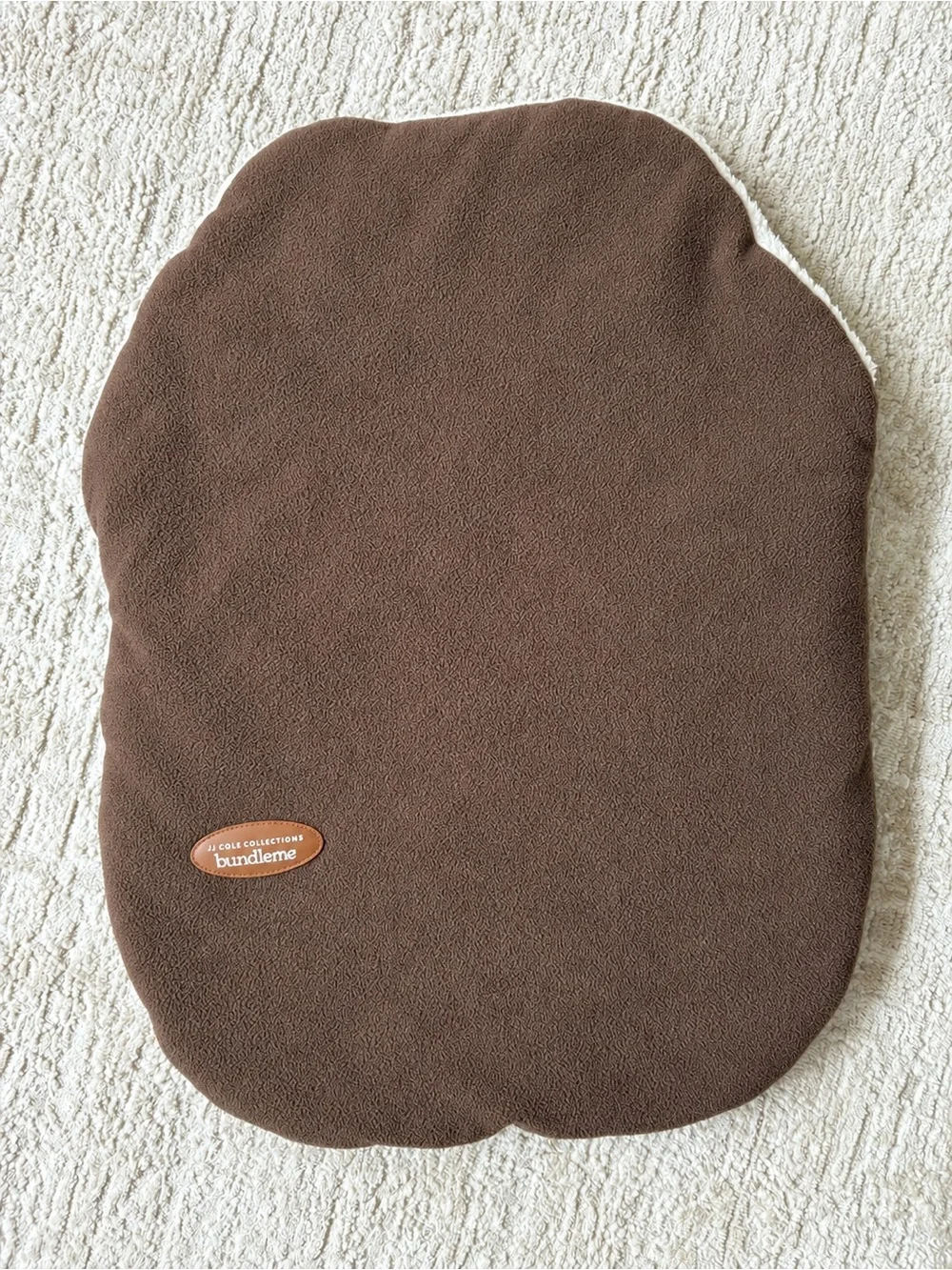 JJ Cole Brown Bundleme Carseat Cover